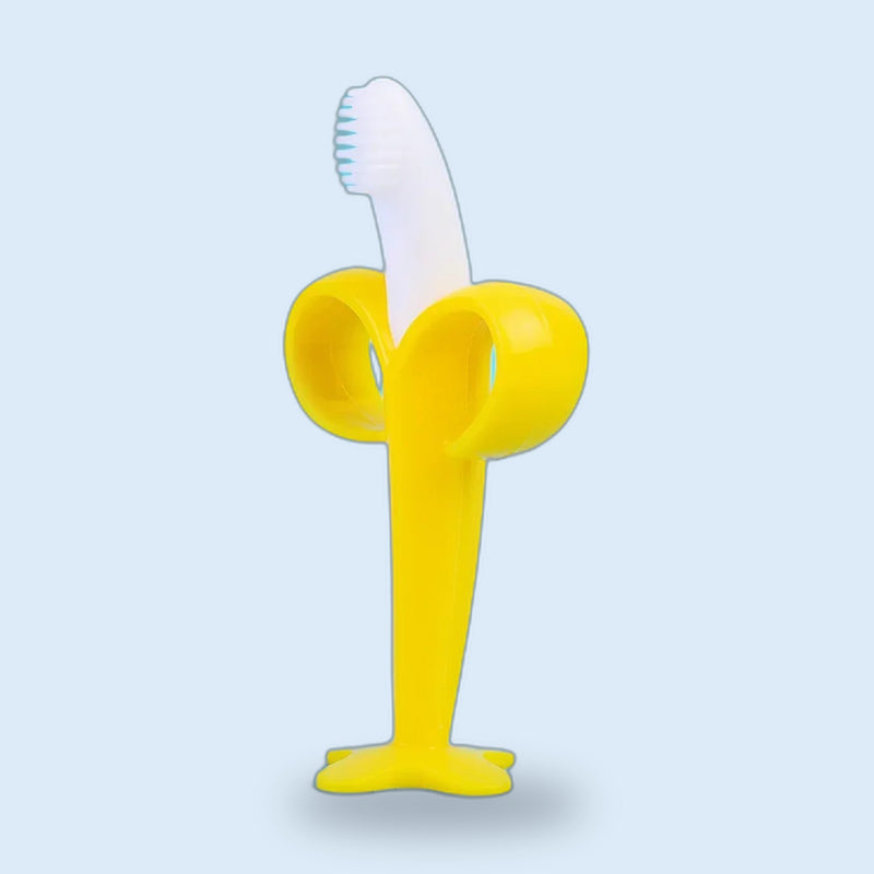 Buggino Amrum – Beißring 2 in 1 in Bananenform, Gelb