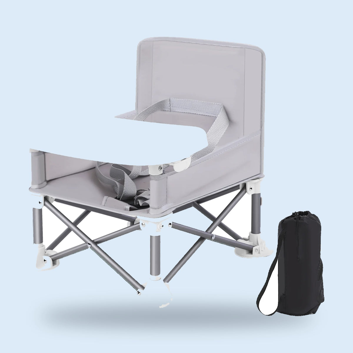 Buggino Brienz – Chaise haute coloris gris, vue 1