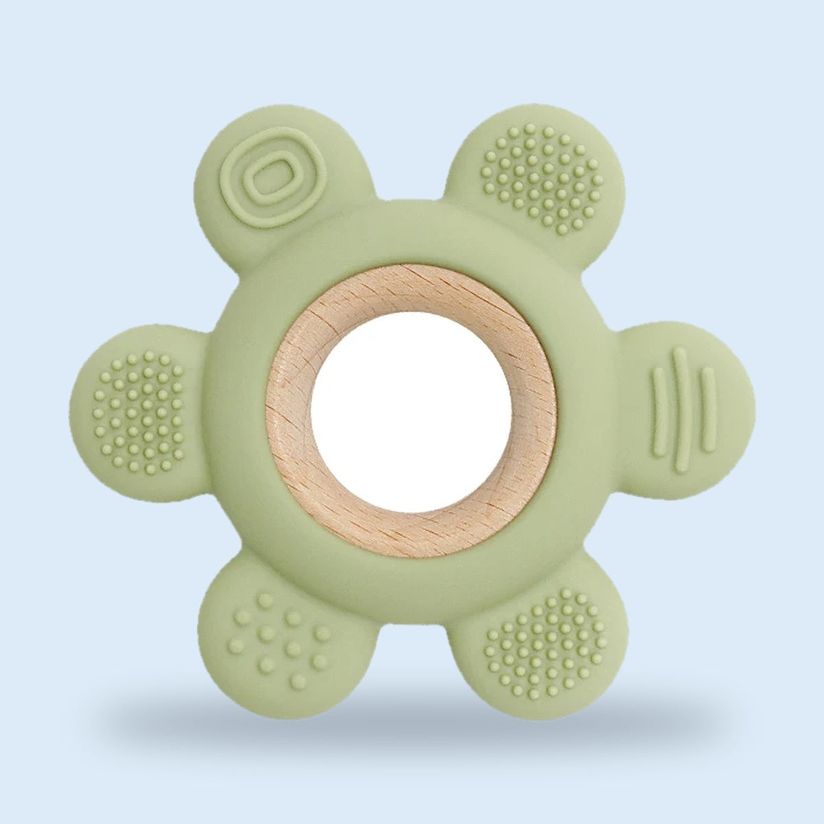 Buggino Föhr – Anneau de dentition coloris vert matcha, vue 3