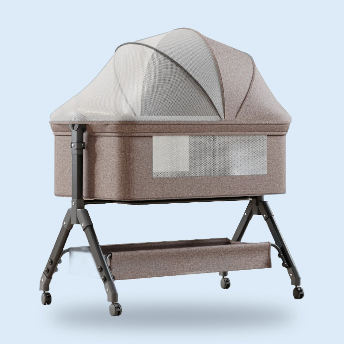 Buggino Grugapark – Beistellbett in Khaki, Ansicht 2