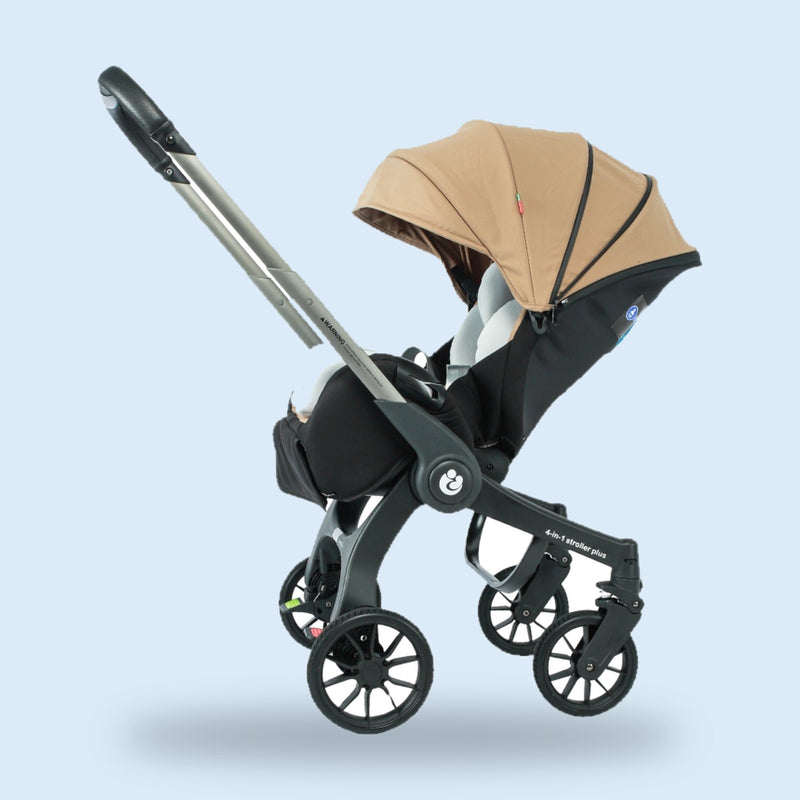 Buggino Isar – Kombi-Kinderwagen mit umwandelbarem Aufsatz, 9,8 kg