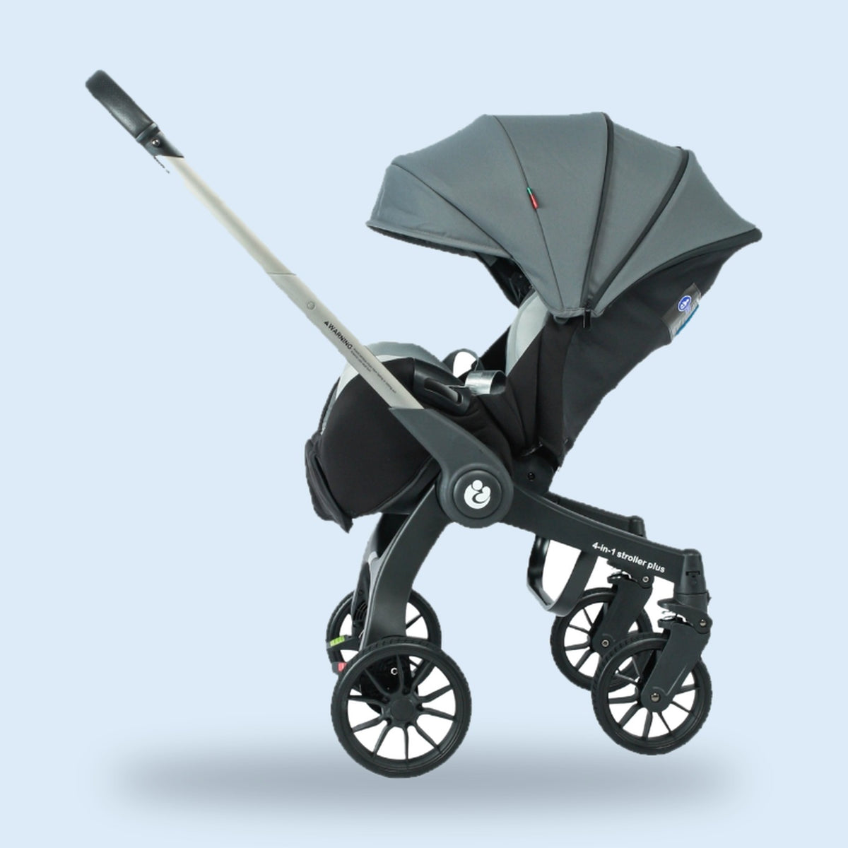 Buggino Isar – Kombi-Kinderwagen in Khaki, Ansicht 2