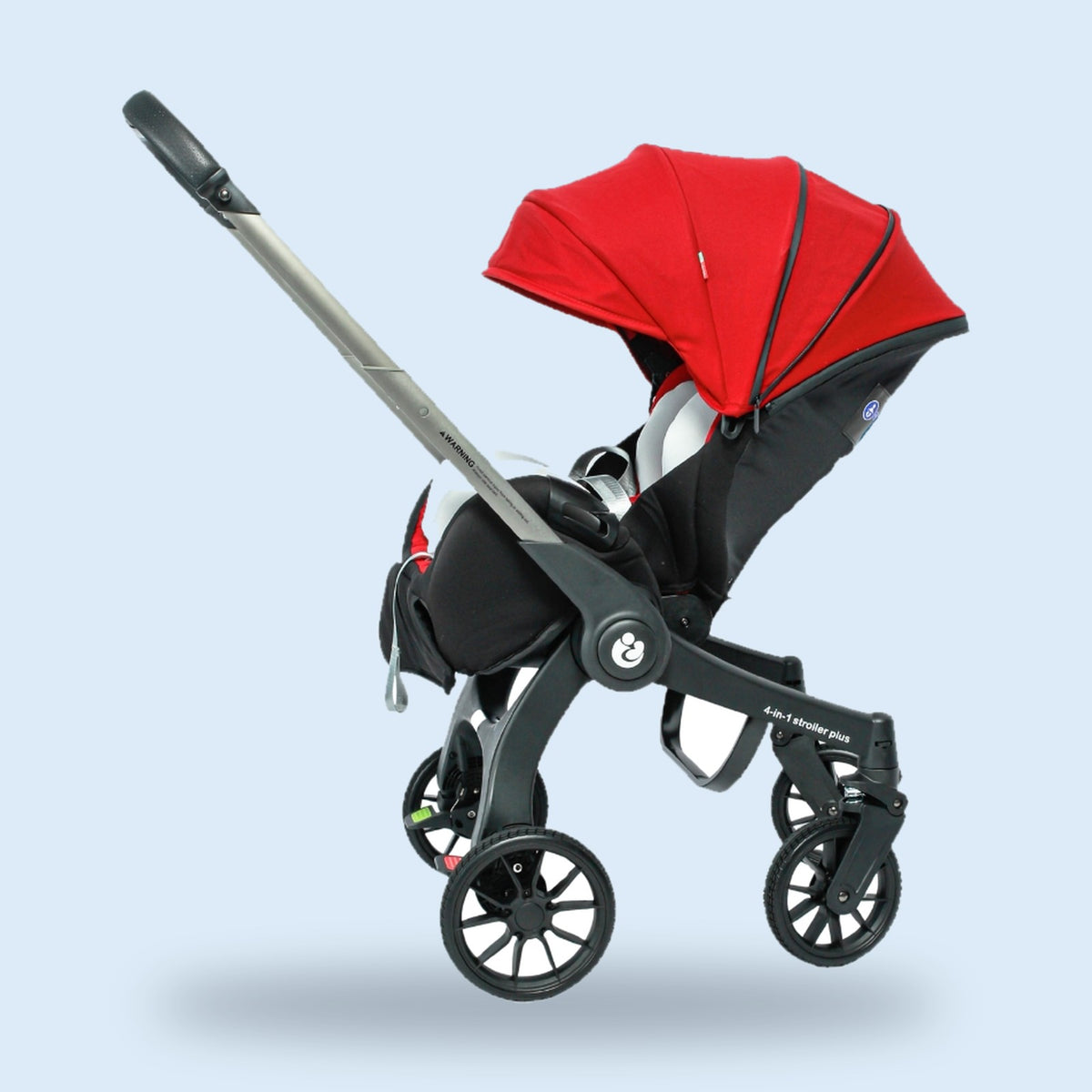 Buggino Isar – Kombi-Kinderwagen in Khaki, Ansicht 3