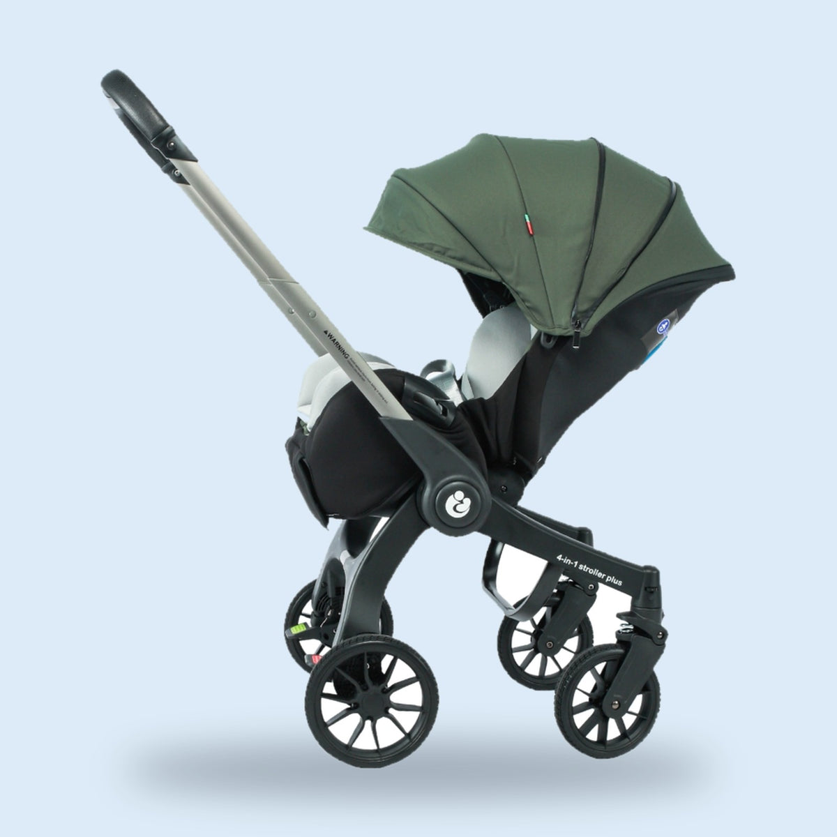 Buggino Isar – Kombi-Kinderwagen in Khaki, Ansicht 5