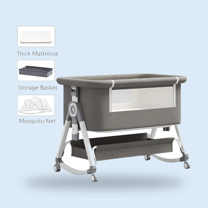 Buggino Killesberg – Babybett klappbar mit Schaukelfunktion