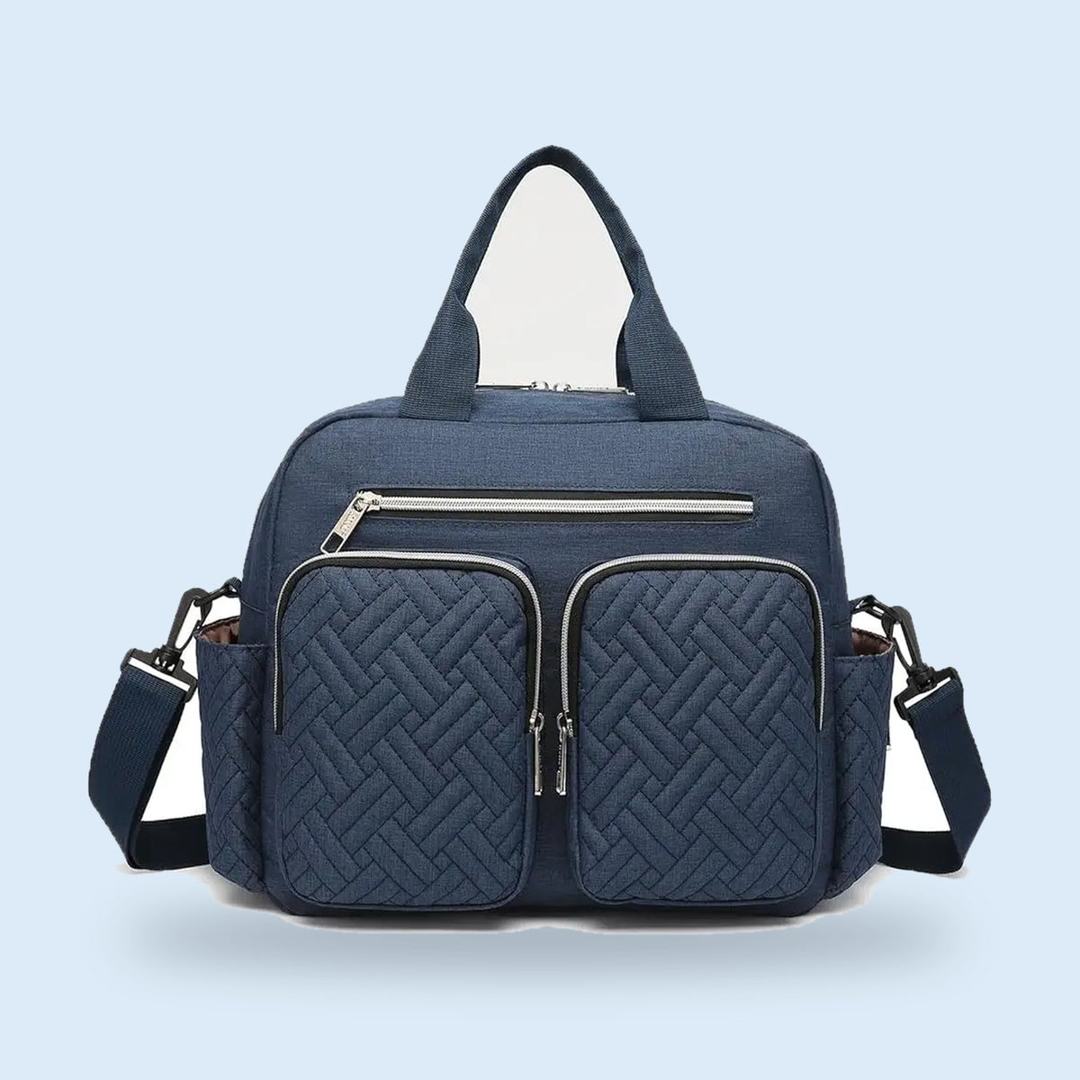 Buggino Knokke – Sac à langer coloris bleu foncé, vue 1