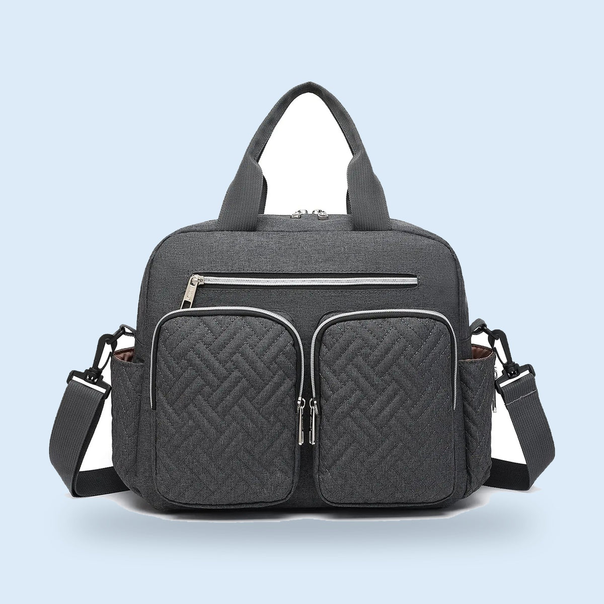 Buggino Knokke – Sac à langer coloris bleu foncé, vue 4