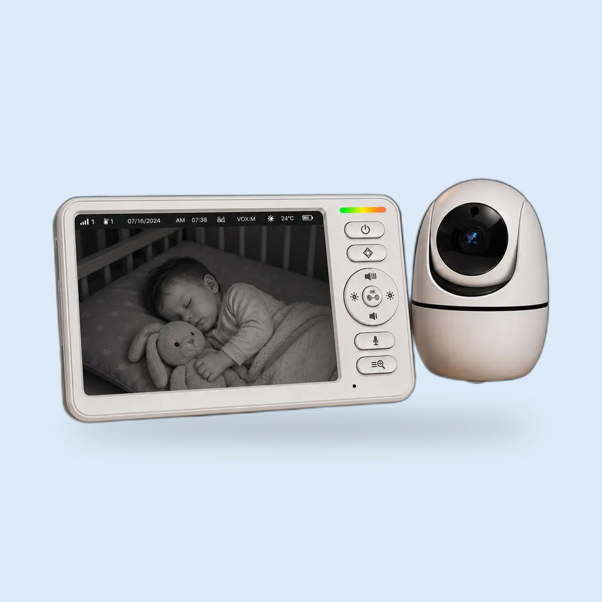 Buggino Limmat – Babyphone in Weiß, Ansicht 3