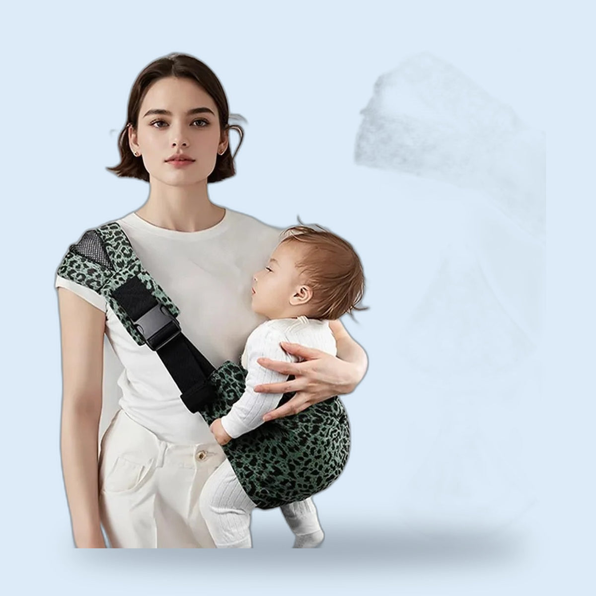 Buggino Lindau – Babytrage in Schwarz, Ansicht 2
