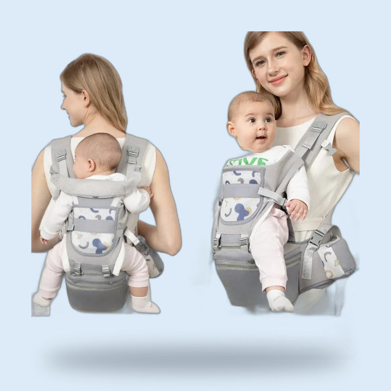 Buggino Mosel – Babytrage mit Hüftsitz, bis 20 kg