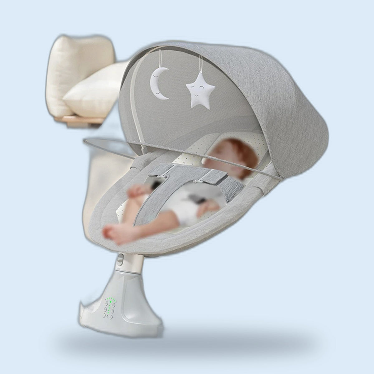 Buggino Plön – Baby bouncer in gray, view 3
