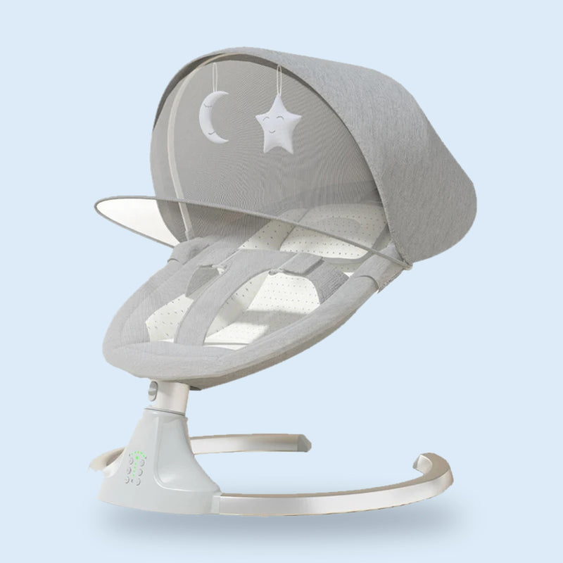 Buggino Plön – Babywippe mit Bluetooth und Moskitonetz