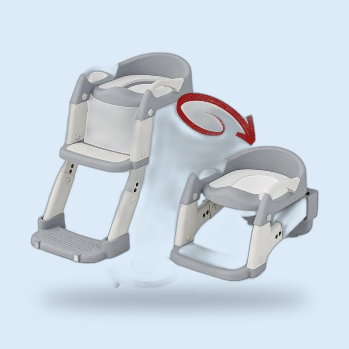 Buggino Saar – Potty training seat in gray, view 3