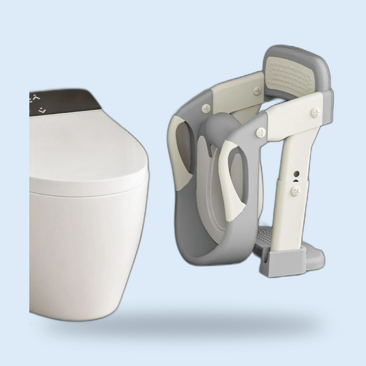 Buggino Saar – Potty training seat in gray, view 1