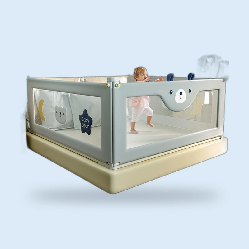 Buggino Schönbrunn – Bettgitter 150–180 cm, 24 Höhenstufen, Beige