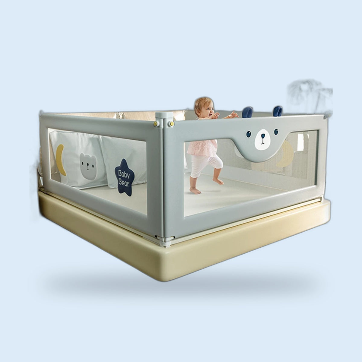 Buggino Schönbrunn – Bed rail in beige, view 1