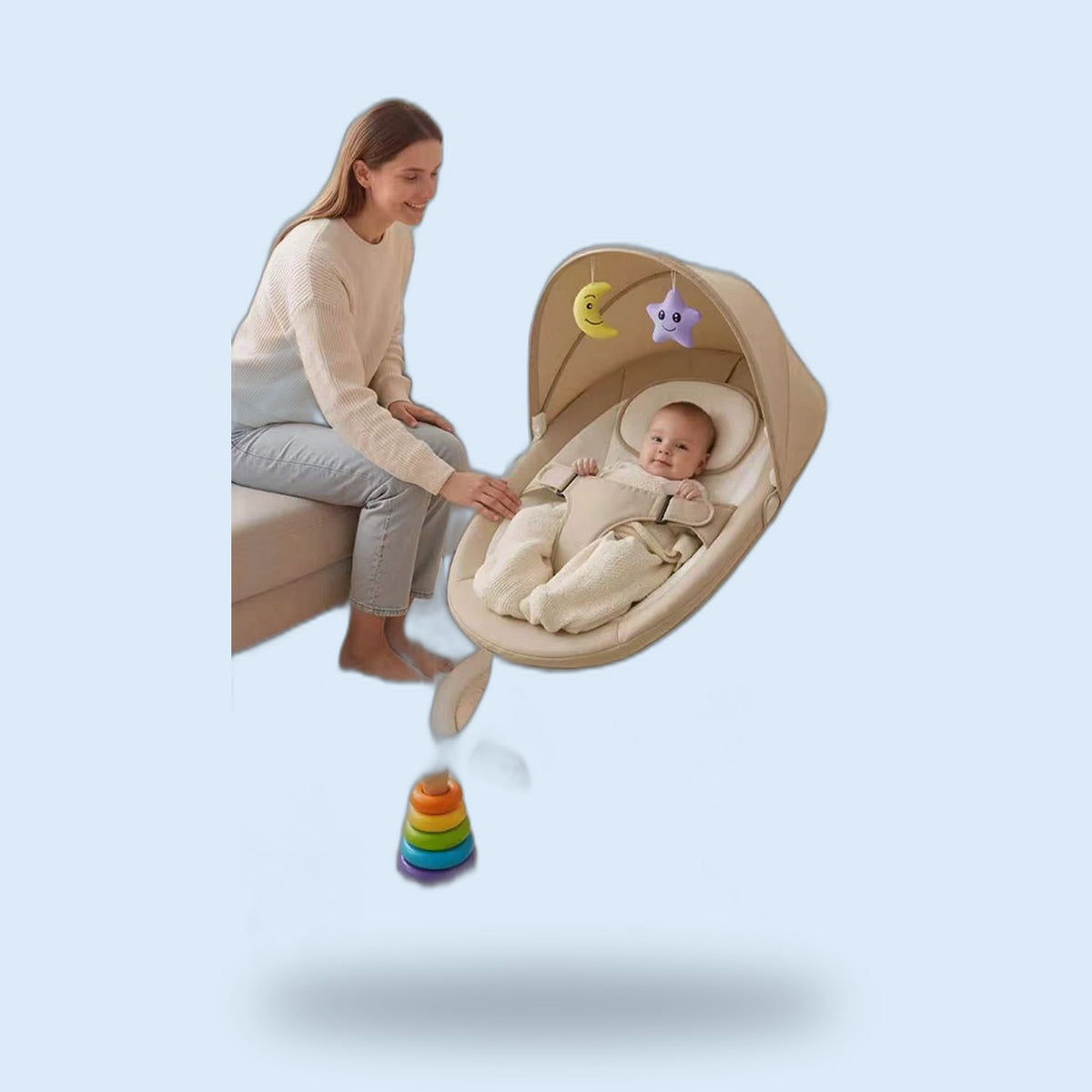 Buggino Steinhude – Transat bébé coloris gris, vue 4