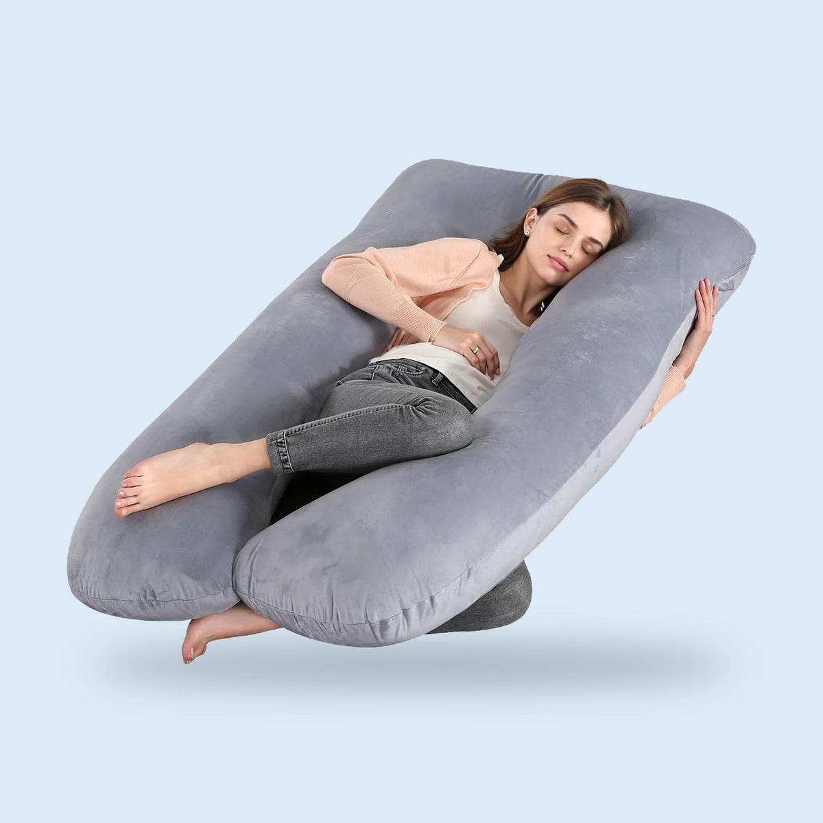 Buggino Tegernsee – Coussin de grossesse coloris gris foncé, vue 4