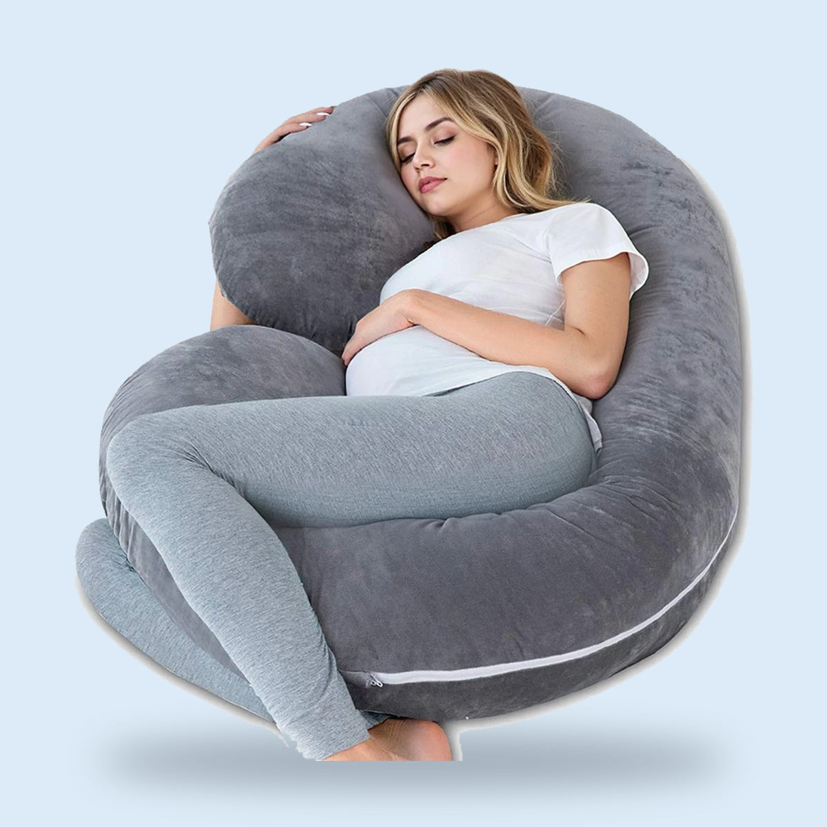 Buggino Tegernsee – Coussin de grossesse coloris gris foncé, vue 5