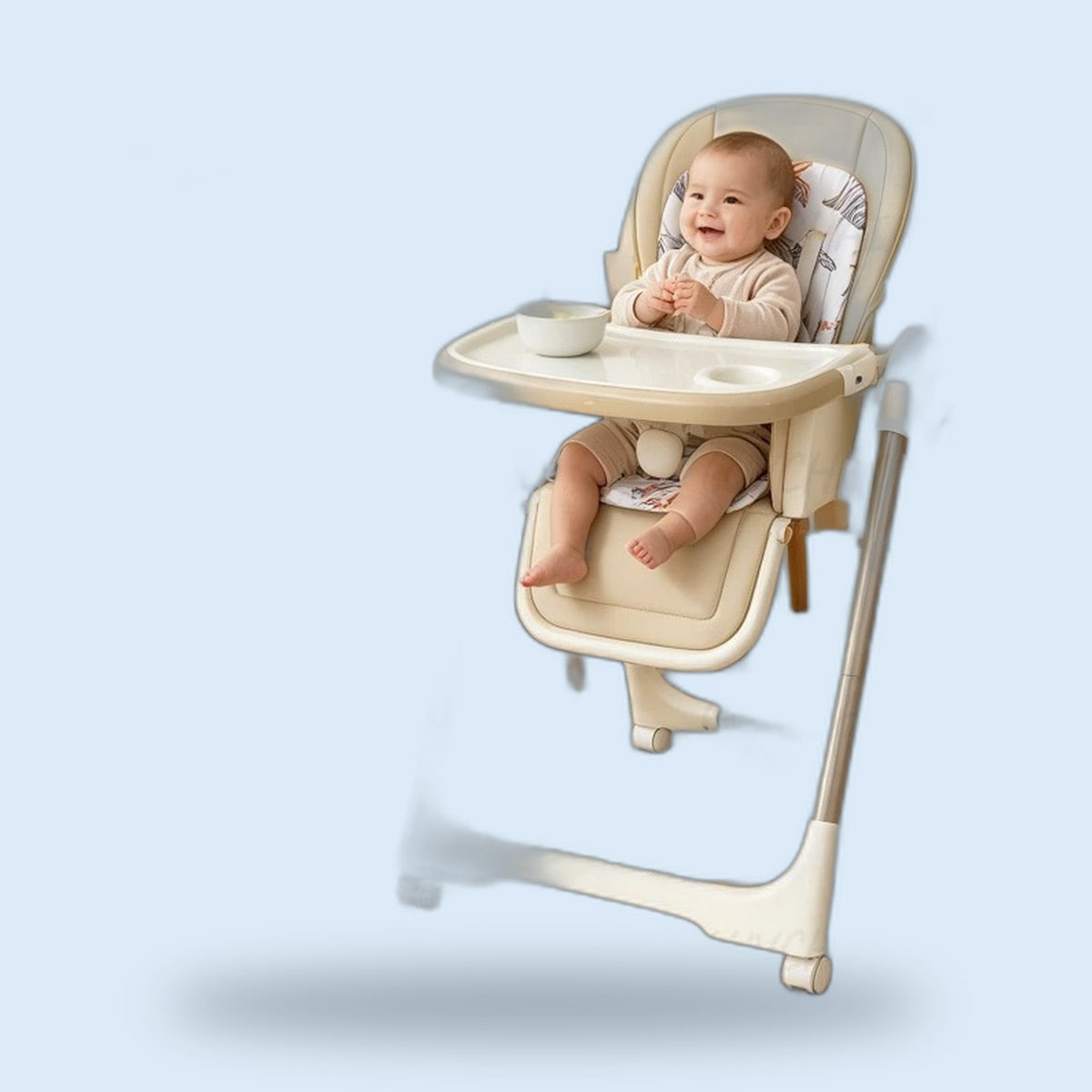Buggino Thunersee – High chair in gray, view 2