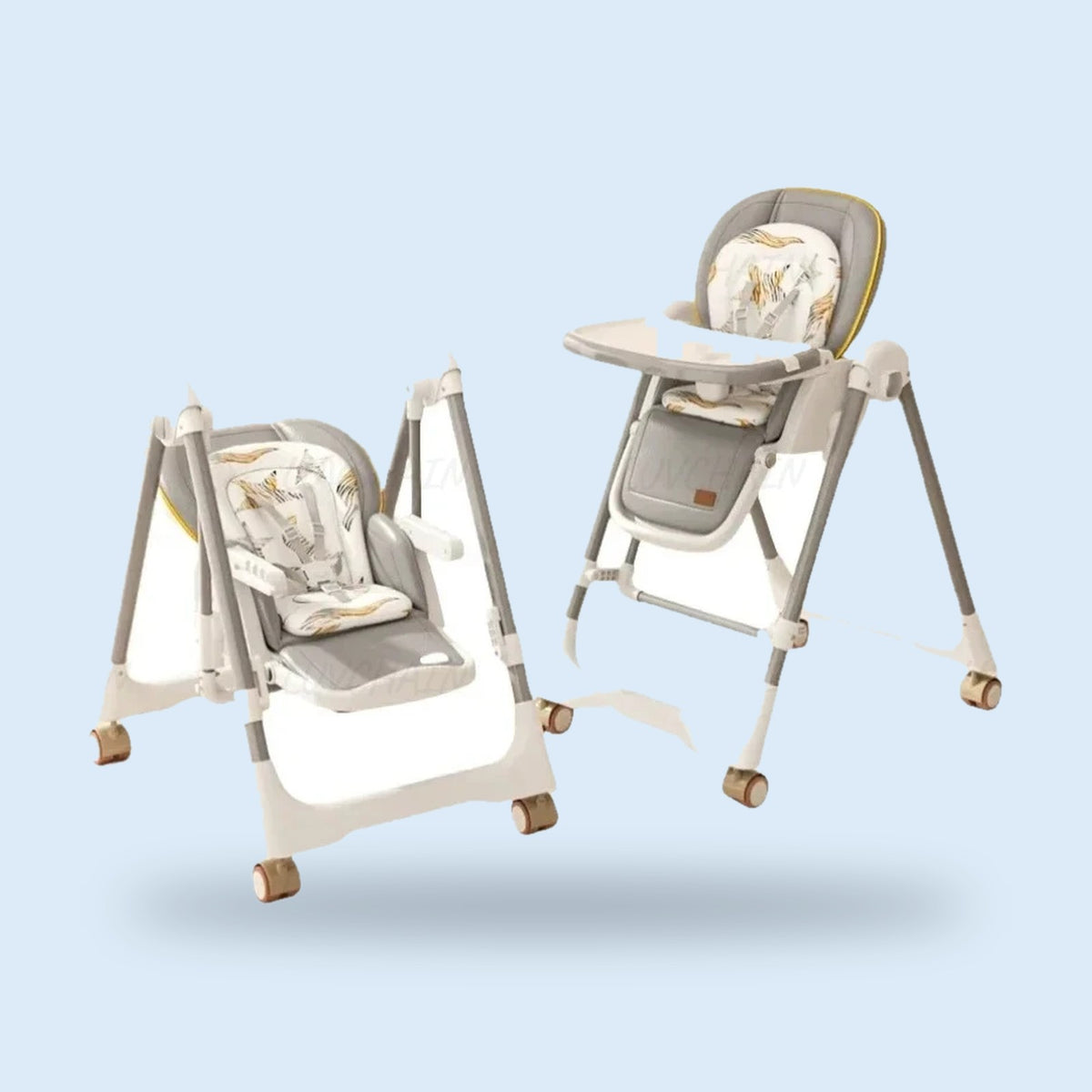 Buggino Thunersee – High chair in gray, view 4