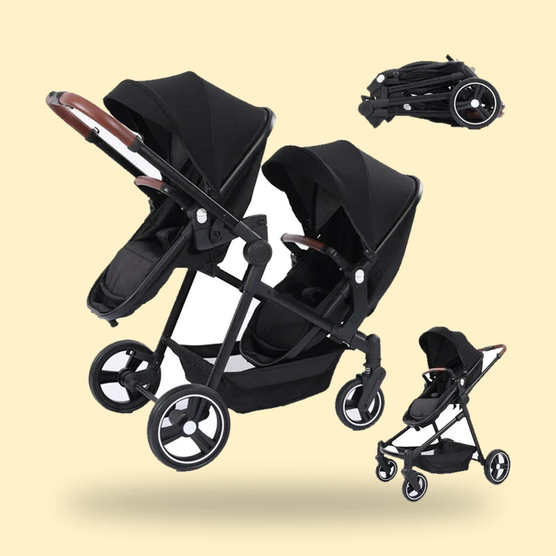 Buggino Tivoli – Zwillingswagen Tandem, 60 cm breit, 10,8 kg