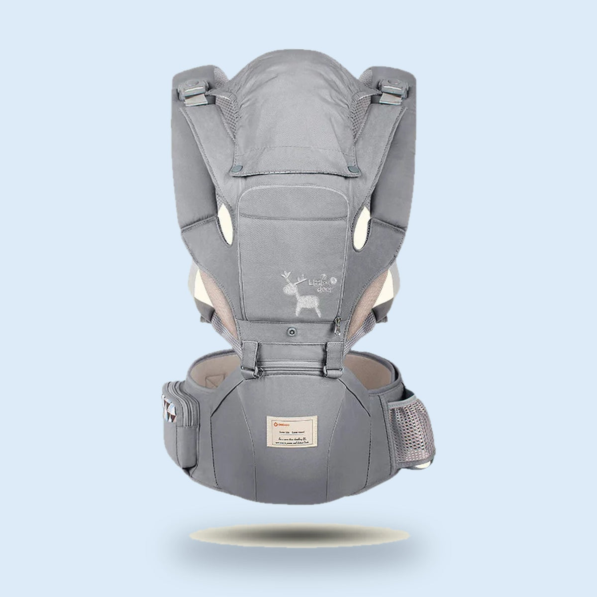 Buggino Usedom – Porte-bébé hip seat coloris rose, vue 5
