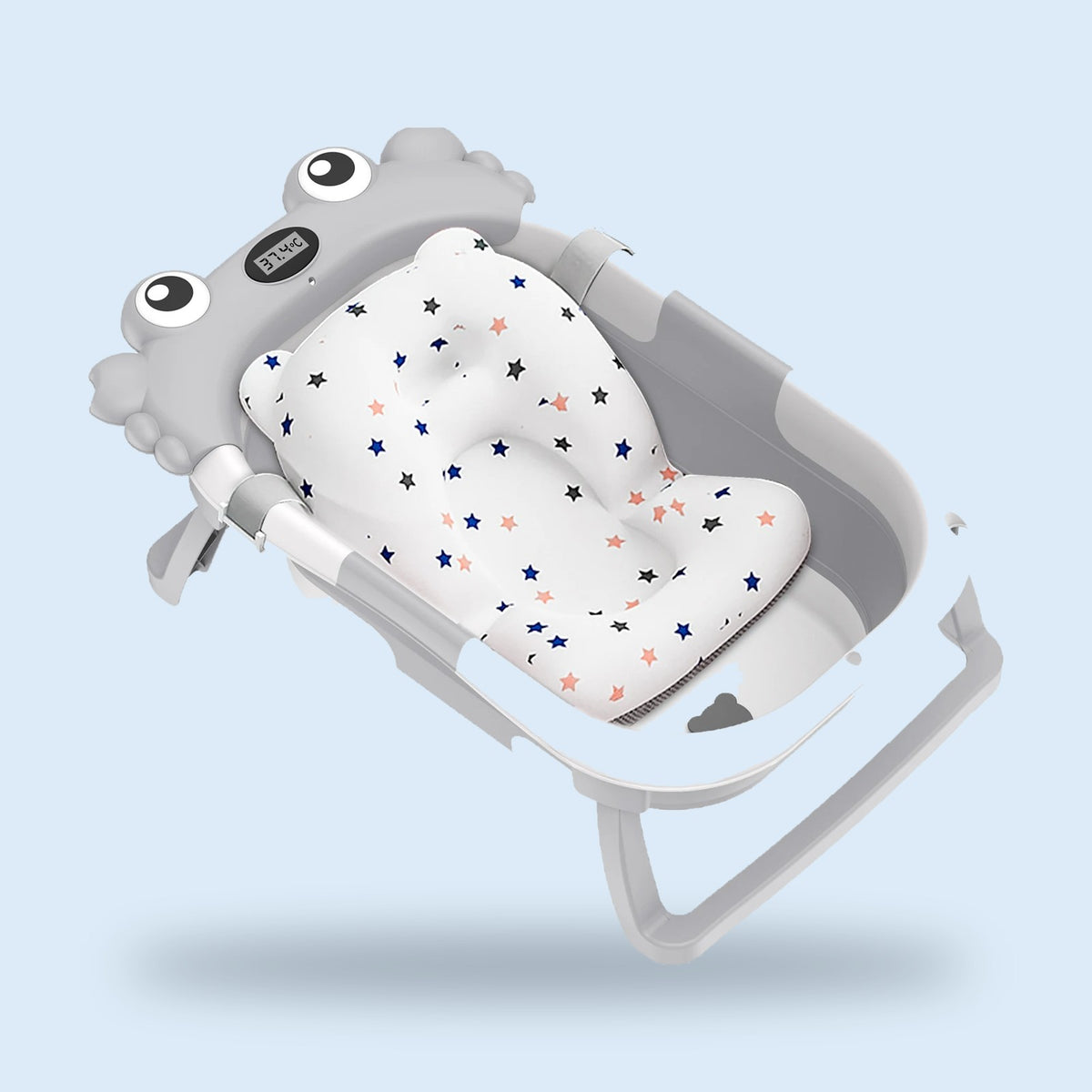 Buggino Veluwe – Babybadewanne in Grau, Ansicht 2