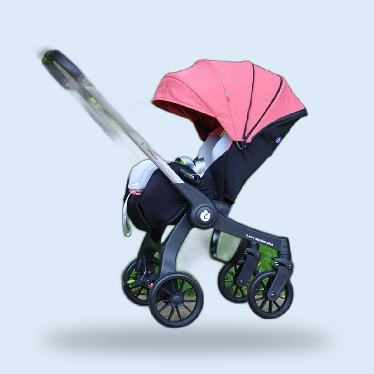 Buggino Vondel – Kombi-Kinderwagen in Schwarz, Ansicht 2
