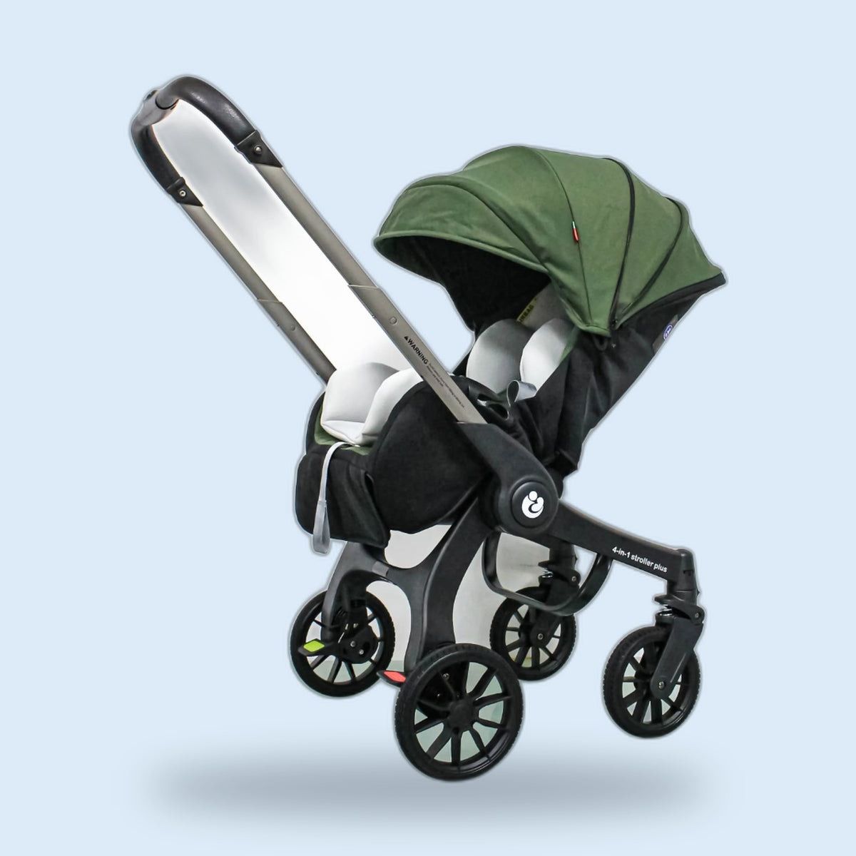 Buggino Vondel – Kombi-Kinderwagen in Schwarz, Ansicht 3