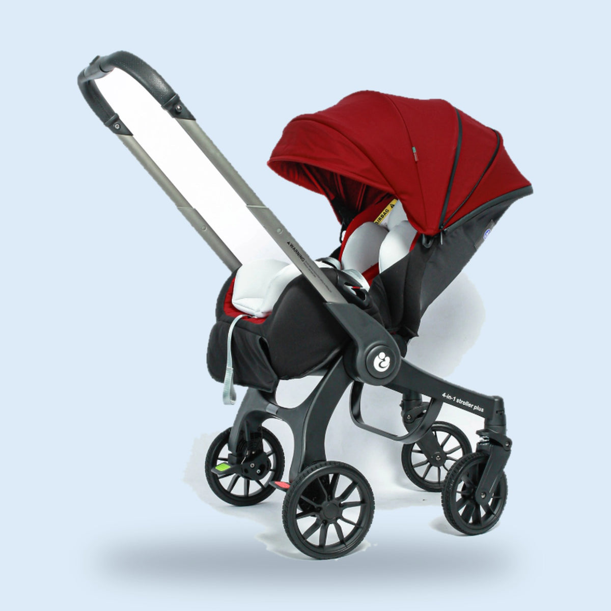 Buggino Vondel – Kombi-Kinderwagen in Schwarz, Ansicht 5