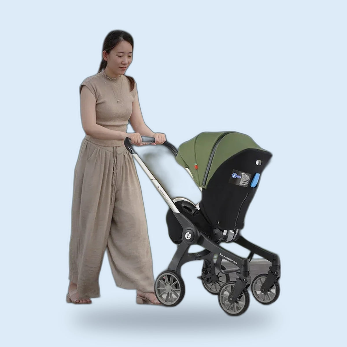 Buggino Vondel – Kombi-Kinderwagen in Schwarz, Ansicht 9
