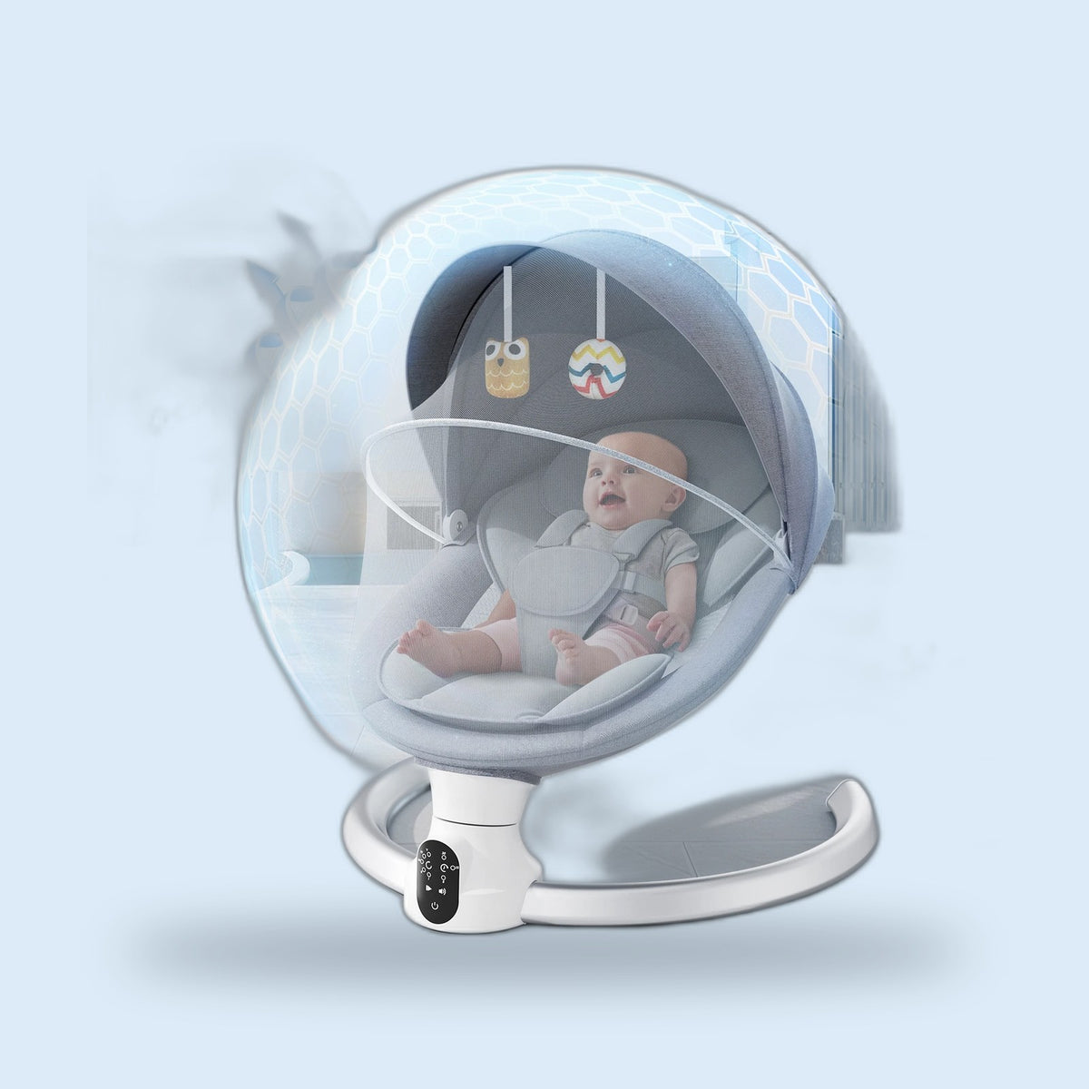 Buggino Walchensee – Baby swing in pink, view 6