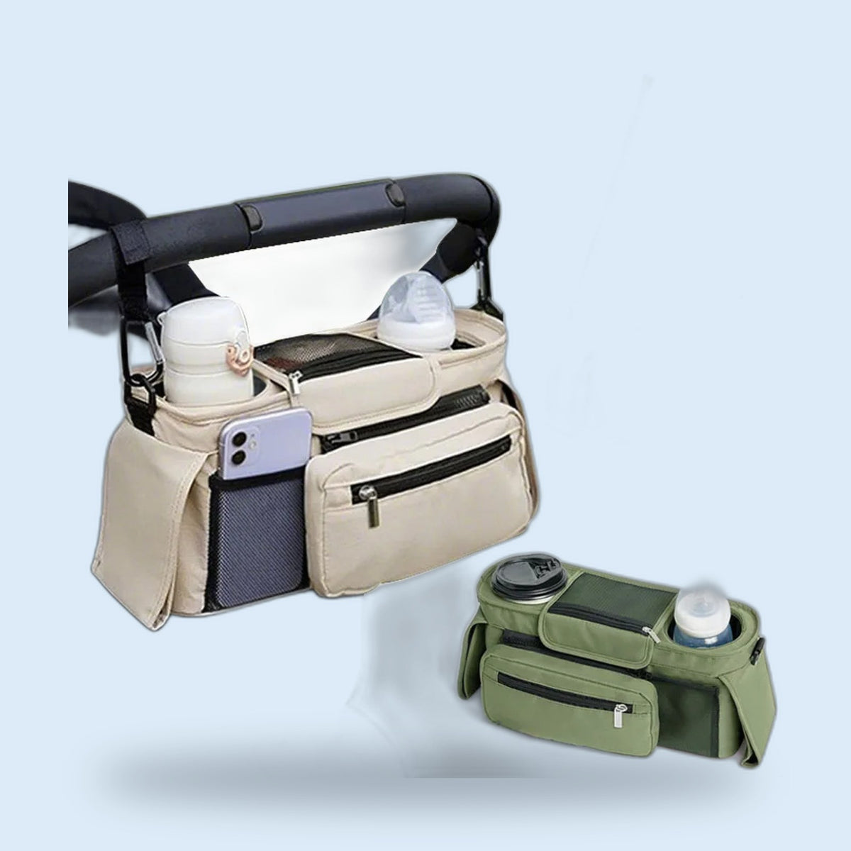 Buggino Wupper – Organizer in Schwarz, Ansicht 2