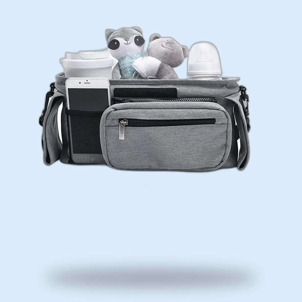 Buggino Wupper – Organizer in Schwarz, Ansicht 4