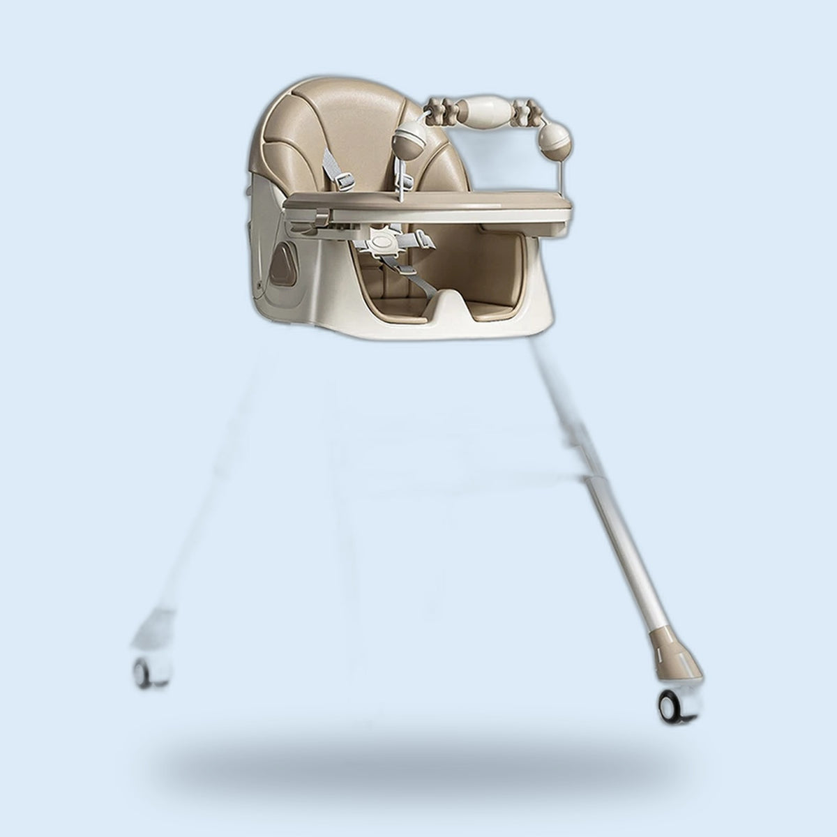 Buggino Zugersee – High chair in green, view 2